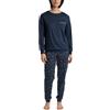 CALIDA Sweet Dreams Set di Pigiama, Peacoat Blu, 48-50 Donna