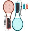 WAXITY Racchetta da tennis per controller Nintendo Switch 2 (2025), accessori per impugnatura per Joycon 2, compatibile con Mario Tennis Aces o altri giochi sportivi da tennis Switch