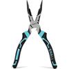 SHALL Pinze a becco lungo da 20,3 cm con spelafili,Spellafili/tagliafili/crimpatrice 7 in 1 per cavi di calibro 20-12 AWG (0,8-2,0 mm).