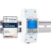 Eastron SDM230DR Pulse monofase, contatore di energia kWh, misuratore di potenza della guida DIN da 100 Amp kWh, misuratore di impulsi. Display LCD retroilluminato digitale. certificato MID