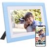 VONDRA Album Bebe Digital WiFi - Regalo per Baby Album Nascita con 32 GB Touch Screen da 10,1 Libro dei ricordi condividi ricordi in modo sicuro con Frameo Android/iOS (Celeste)