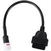 SIXTOL Mechanic Cable 14 | Adattatore OBD-II 4-Pin Compatibile con Yamaha | Cavo diagnostico 16-Pin Universale per Moto
