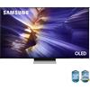 Samsung Smart TV 55 Pollici 4K Ultra HD Display OLED Sistema Tizen Processore NQ4 AI Gen3 Classe G colore Nero - QE55S90FAEXZT