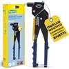 Rapid RP60 MULTI Set di Rivettatrice con Testa Girevole e Ugello Multiplo per Rivetti a Strappo in Alluminio da 3.2, 4.0, 4.8mm, Kit Rivettatrice con Custodia, Rivetti e Punte da Trapano (5001720)