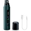 Mcbazel Trimmer Elettrico per Unghie di Animali per Gatti e Cani, Meuleuse per Unghie Ricaricabile con Tipo-C a 5 velocità Regolabili con Luce LED, Batteria a Lunga Durata, Funzionamento Silenzioso e
