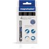magnetoplan 1228112 - Pennarello per lavagna e fogli mobili, 4 pezzi, nero