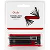 Fender Kit Multi-Tool 14-in-1 Setup e Manutenzione Chitarra | Kit per la regolazione della chitarra, chiavi esagonali, chiave per il truss rod, cacciaviti, righello