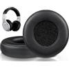 SOULWIT Cuscini Auricolari di Ricambio per Monster Beats Pro/by Dr Dre Detox Cuffie, Cuscinetti Auricolari con Pelle Proteica più Morbida, Schiuma ad Alta Densità per Isolamento Acustico-Nero