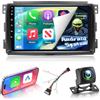 NHOPEEW Autoradio Android NHOPEEW 2G+64G per Benz Smart Fortwo 451 2005-2010 - Carplay wireless e Android Auto - Autoradio Carplay da 9 pollici con WiFi EQ GPS FM RDS + telecamera posteriore AHD e microfono