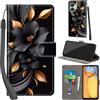 PHINIENLAND Cover per Xiaomi Redmi 13C 4G/5G PU Pelle Custodia Flip Fiori