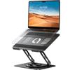 Lamicall Supporto PC Portatile - [360° Rotazione] [Base Migliorata, Più Stabile] Porta PC Alluminio Pieghevole, Altezza & Angolo Regolabile, Ventilato Supporto Ergonomico per Laptop da 10-17,3