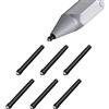 TiMOVO Punte per Surface Penna, [6 Pezzi] Originale HB Surface Penna Punte, Punte di Ricambio Compatibile con Microsoft Surface PRO 2017 Pen (Modello 1776) & Surface PRO 4 Pen, Nero