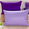 PETTI Artigiani Italiani - Coppia di Federe Cuscino 50x30 cm in Microfibra, Cuscini Arredo Camera da Letto, Divano, Set 2 Fodere Copricuscino, Federa Double Face Lilla e Viola