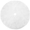 Globly Copri Base Albero di Natale 120cm Bianco Morbido | Coperta per Albero Rotonda Finta Pelliccia