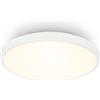 BRILONER - Plafoniera LED, luce bianca calda, 10W, 1200lm, lampada soffitto, plafoniera, camera da letto, plafoniere, 24 x 6 cm, bianco