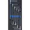 BGS 6090 | Modulo per carrelli portautensili 1/3: serie di cacciaviti con impugnatura scorrevole a T | Profilo a T (per Torx) | T10 - T50 | 9 pz.