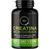 Mekià® Creatina Monoidrata 240 compresse - 3000 mg - Integratore alimentare per massa muscolare e boost energetico Palestra, Sport, Fitness e Pre Workout.