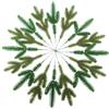 LEIMEND 30 Pezzi Rami di Pino Finti Decorativi in Plastica Rami di Pino Artificiali di Natale per Natale Decorazioni Ghirlande Fai da Te e Ornamenti per la Casa e Il Giardino