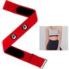 Wjelet Fascia toracica di ricambio per cardiofrequenzimetro, regolabile, compatibile con Garmin, Myzone MZ-1, Polar H10, H9, H7, Wahoo, CooSpo
