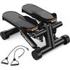 Sportsroyals Stepper Fitness 3in1 | Mini Stepper Fitness Casa con Bande di Resistenza + Monitor LCD, 150 kg