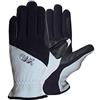AK Riding Sports AK Horse Riding Gloves Guanti caldi e confortevoli in pile per donne e bambini per uso quotidiano AKRS-6186 (Navy/Sky, 2XS)