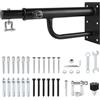 Supaway Supporto Regolabile per Sacco da Boxe Tubo Tondo (44-66 cm) Regolabile Solo Lato con Gancio Silenzioso a 360° - Include 3 Tipi di Viti per Fissaggio a Muro per Home Gym, capacità: 50-150 kg