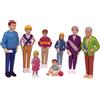MINILAND Personaggi della Famiglia Bianca