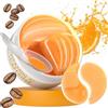 BLOOMORA Patch Occhi, Maschera Occhi con Vitamin C e Caffeina, Patch Occhiaie e Borse, Maschera Occhiaie, Eye Mask per Schiarente e l'idratazione (30 paia)