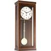 Hermle Orologio da Parete, Legno, Noce, 57cm x 22,5cm x 13 cm