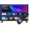 MAJESTIC TV SMART 32" LED HD VIDAA FUNZIONE HOTEL 220 12 VOLT CAMPER BARCA 2025