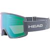 Head Maschera da Sci Head Contex Verde-Grigio M S2