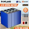 POWLAND 4PCS 3.2V 320Ah 280Ah 150Ah 100Ah LiFePO4 batteria ricaricabile fai da te 12V per auto elettrica RV energia solare carrello da golf EU
