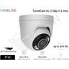 Ajax Telecamera TurretCam HL 126261 IP 5 Megapixel IP65 con microfono 2,8 mm con slot per micro SD fino a 256GB, IR fino a 50 mt e luce calda