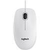 LOGITECH Mouse Logitech B100 Optical bianco