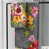Gabel Coppia di asciugamani set 1+1 KEN SCOTT Biot floreale grigio