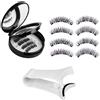 TPZORJX Ciglia Finte Magnetiche,Magnetic Lashes Riutilizzabili con Applicatore,Non Richiede Colla,Senza Eyeliner,Naturali Ciglia Finte Magnetiche Facili da Indossare Rimuovere(2 Paia)