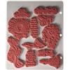 Stampers Anonymous Tim Holtz Cling Rubber Stamp Set 7X8.5-Urban Chic