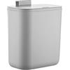 Relaxdays Cestino da cucina, 9 L, per compostaggio sospeso, grigio | Rifiuti organici e plastica