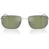 Ray-Ban Occhiali da Sole RB3768 003/6R Argento/Grigio Verde Specchiato Unisex 56/17/145