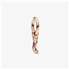 Pandora Charm Pendente lettera i placcato oro rosa Donna Pandora