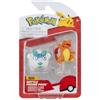Reel Toys Pokemon Battle Figure Mini Figure Galarian Darumaka & Charmender 5cm di Rei Toys