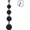 Levelz Silicone Round Anal Balls XXL 60mm Black