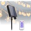 Ejoyous Solar String Light Control Box Automatico Impermeabile Regolabile Luminosità Lampada Solare String Circuito Pannello Solare Catena Luci Esterna con Pannello Solare Regolabile