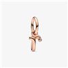 Pandora Charm Pendente lettera r placcato oro rosa Donna Pandora