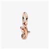Pandora Charm Pendente lettera y placcato oro rosa Donna Pandora