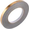 Garosa Foglio PVC Impermeabile Autoadesivo per Pavimento 1cm x 50m, Decorazione Adesiva Effetto Piastrelle Linea Crepaccio Oro, Accessorio Fai da Te per Casa e Bagno