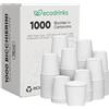 1000 Bicchierini Di Carta 75ml Bianchi - Perfetti Per Il Tuo Caffè