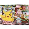 Pokémon Calendario Festivo Pokémon 2025 - Include 16 Figure da Battaglia da 5 cm con Finitura Speciale e Otto Accessori Unici