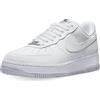 Nike Air Force 1 '07 Next Nature, Sneaker Donna, Bianco e Nero, Argento Metallizzato, 36 EU