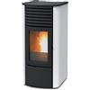 Mcz Termostufa A Pellet Mcz Clio Hydro 16 In Ghisa E Acciaio - 16 Kw Bianca